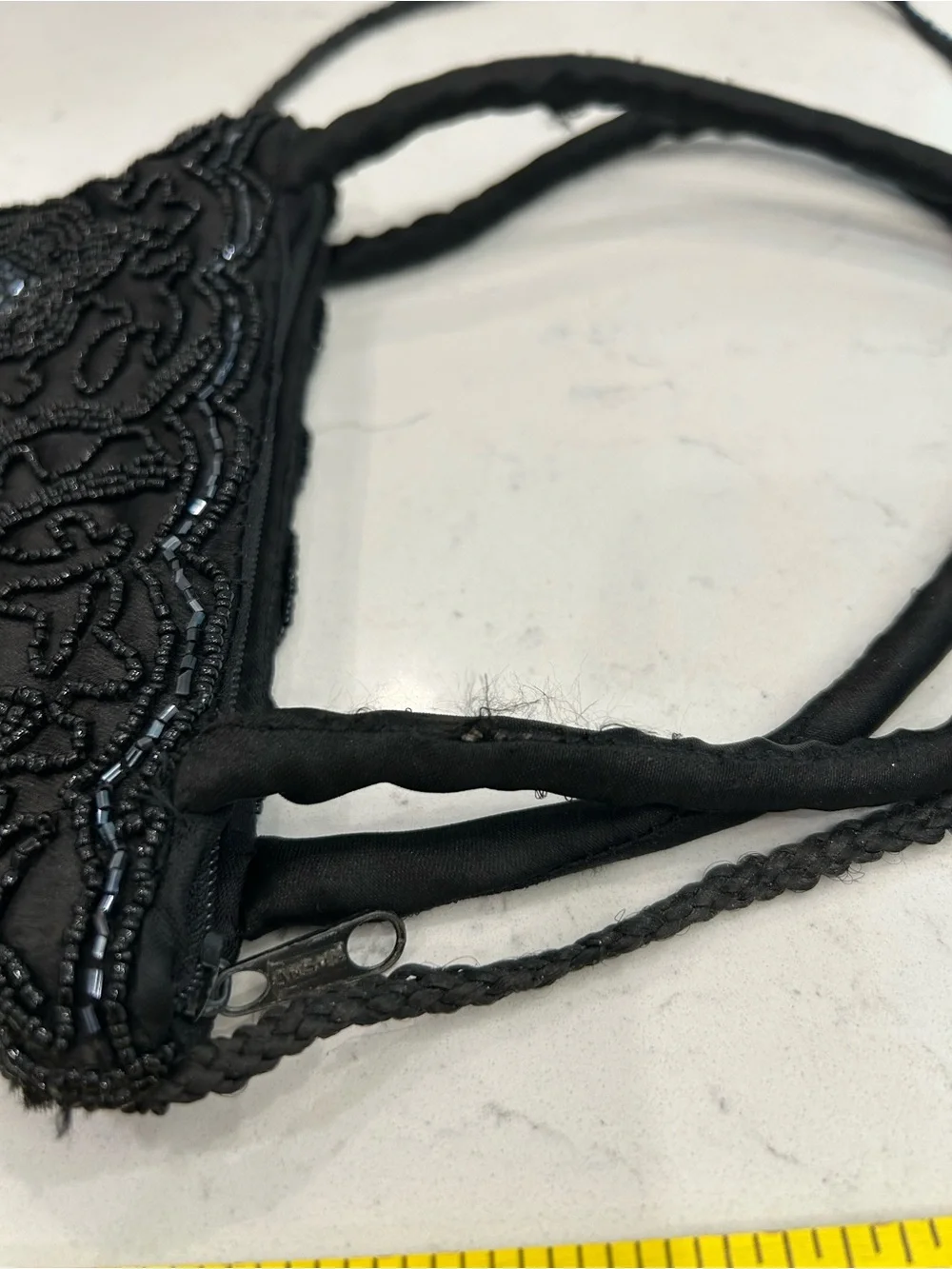 Black Beaded Evening Bag - Women Bags